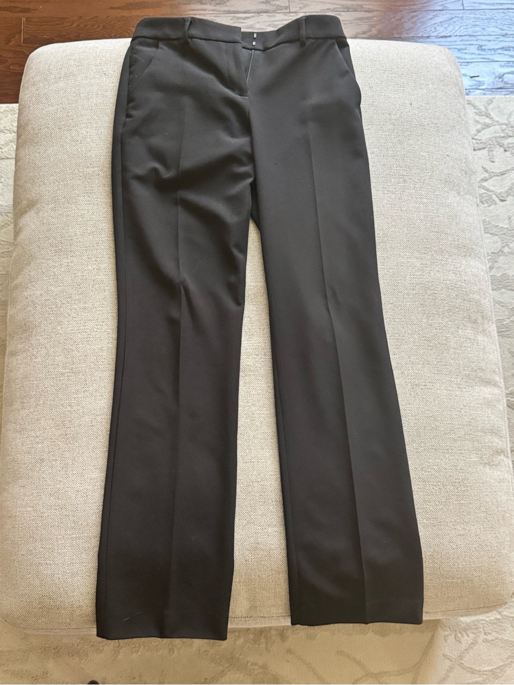 Express Men's Black Dress Pants - Tailored Straight Leg
